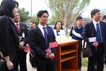 Principal, Teachers and Students from Chinese Sister School visit Thomas Jefferson High School in Dallas, Texas March 2012