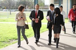 Principal, Teachers and Students from Chinese Sister School visit Thomas Jefferson High School in Dallas, Texas March 2012