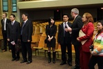 Principal, Teachers and Students from Chinese Sister School visit Thomas Jefferson High School in Dallas, Texas March 2012