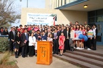 Principal, Teachers and Students from Chinese Sister School visit Thomas Jefferson High School in Dallas, Texas March 2012