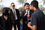 Principal, Teachers and Students from Chinese Sister School visit Thomas Jefferson High School in Dallas, Texas March 2012