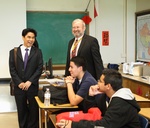 Principal, Teachers and Students from Chinese Sister School visit Thomas Jefferson High School in Dallas, Texas March 2012