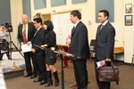 Principal, Teachers and Students from Chinese Sister School visit Thomas Jefferson High School in Dallas, Texas March 2012