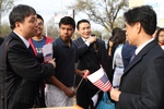 Principal, Teachers and Students from Chinese Sister School visit Thomas Jefferson High School in Dallas, Texas March 2012