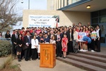 Principal, Teachers and Students from Chinese Sister School visit Thomas Jefferson High School in Dallas, Texas March 2012