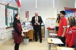 Principal, Teachers and Students from Chinese Sister School visit Thomas Jefferson High School in Dallas, Texas March 2012