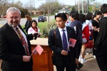 Principal, Teachers and Students from Chinese Sister School visit Thomas Jefferson High School in Dallas, Texas March 2012